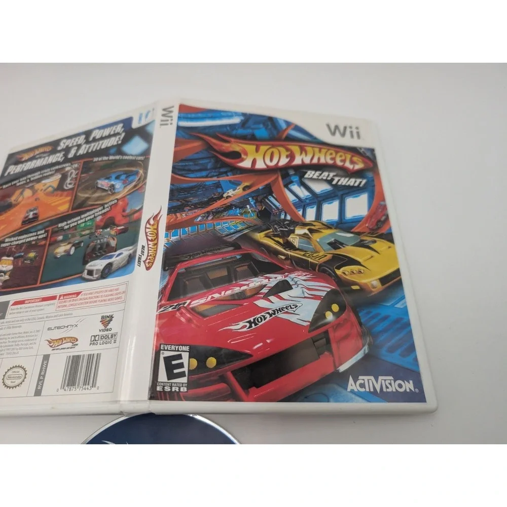 Hot Wheels: Beat That (Nintendo Wii, 2007) Tested Working